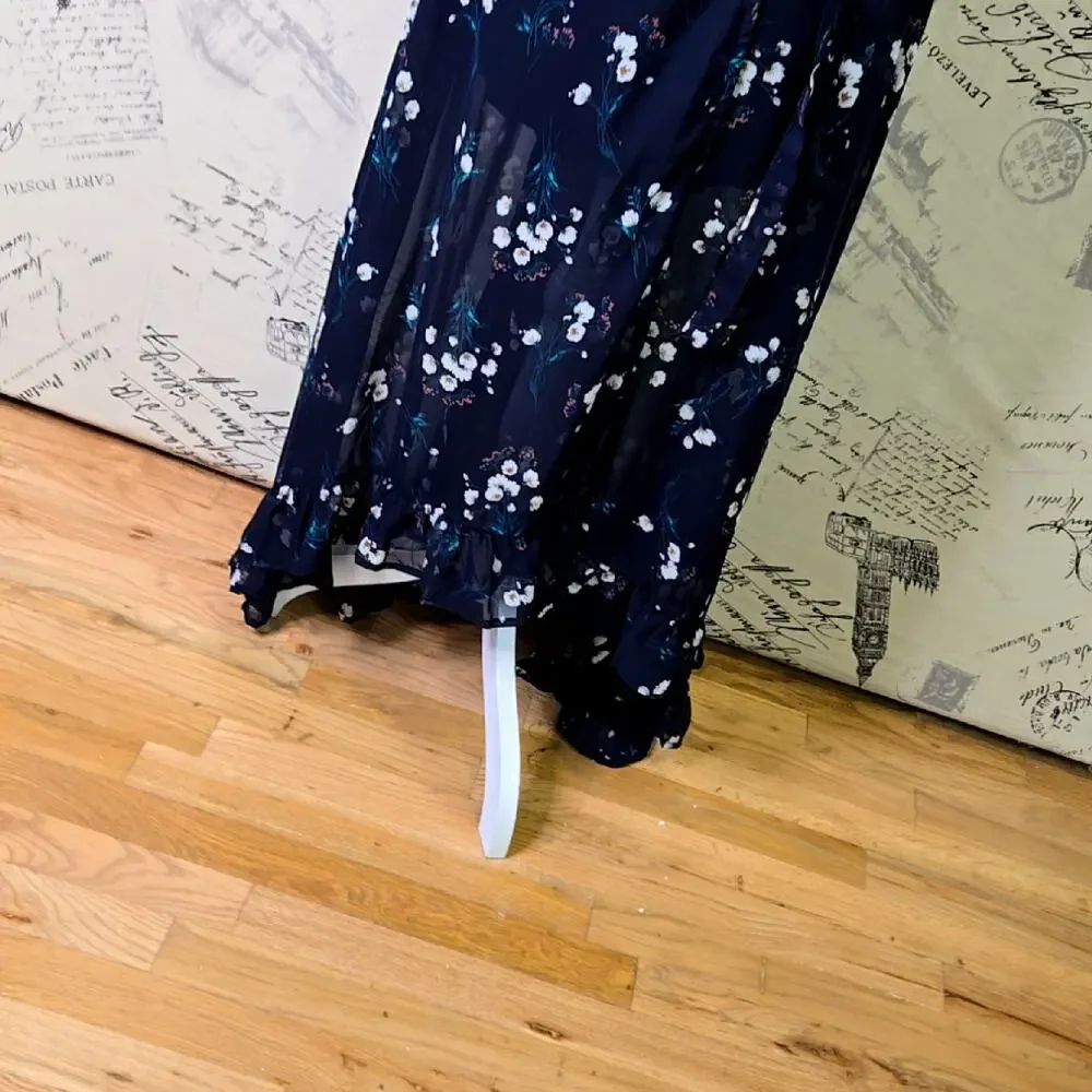 Miami Floral wrap dress size Small - Picture 4 of 12